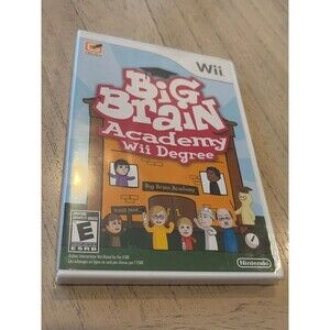 Big Brain Academy: Wii Degree Nintendo Wii U Game with Manual